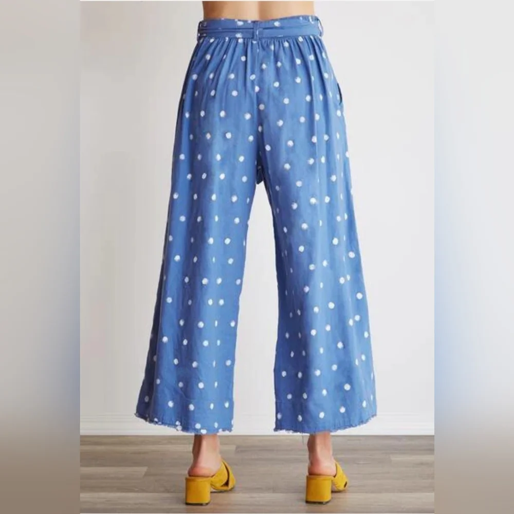 Anthropologie by Cloth & Stone Bella Dahl Belted High Waisted Crop Pant - Picture 3 of 13